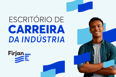 estudante de braços cruzados escritório de carreiras